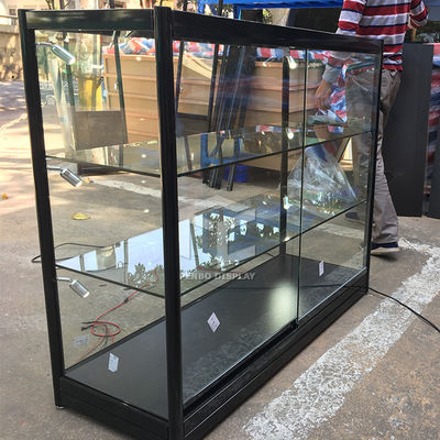 T4 LED Store Glass Display Showcase Counter For Shop Monomer Design